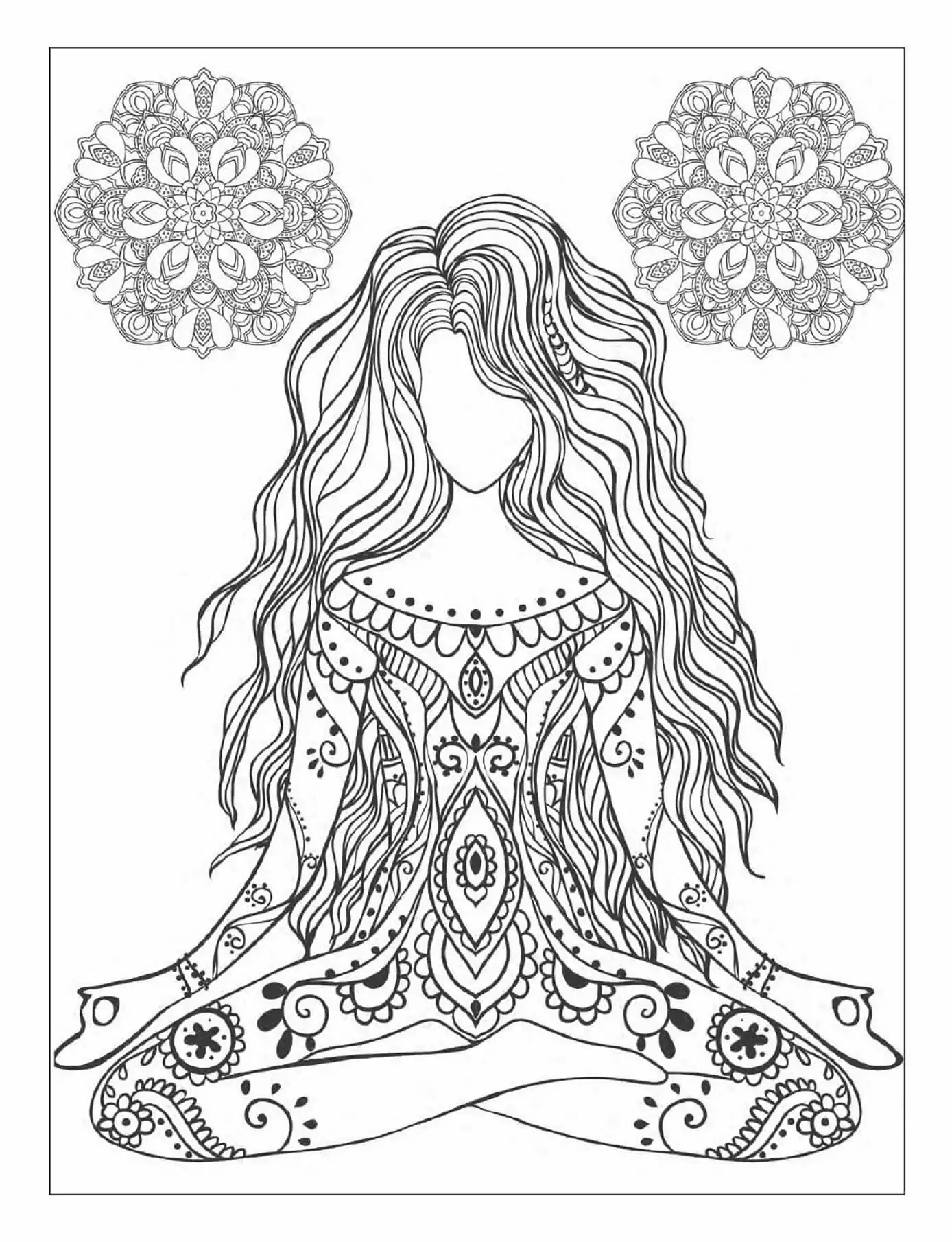 Mindfulness Coloring Page