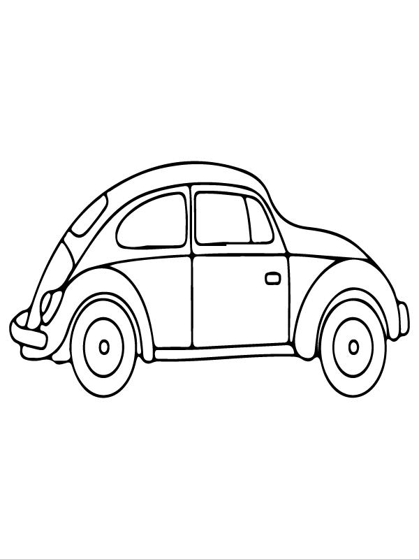 Great Car Design Coloring Page - Free Printable Coloring Pages for Kids