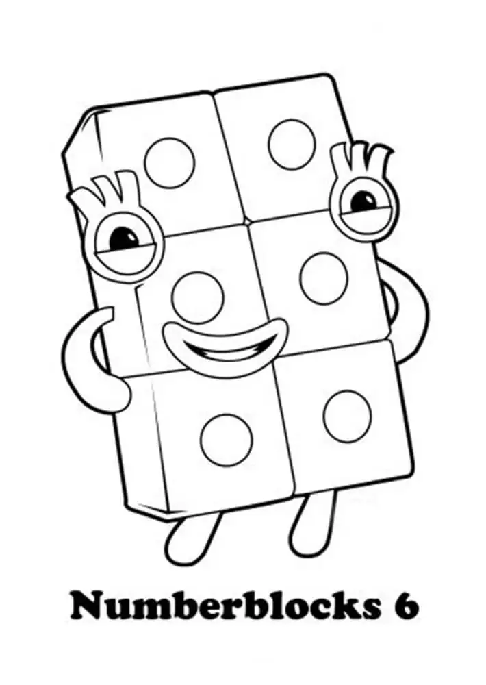 All Numberblocks - Coloring Pages