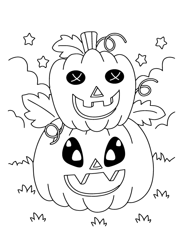 Pastel Goth Coloring Page