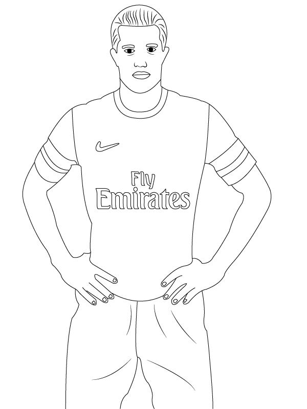 Robin van Persie Coloring Pages Malvorlagen - Kostenlose druckbare ...