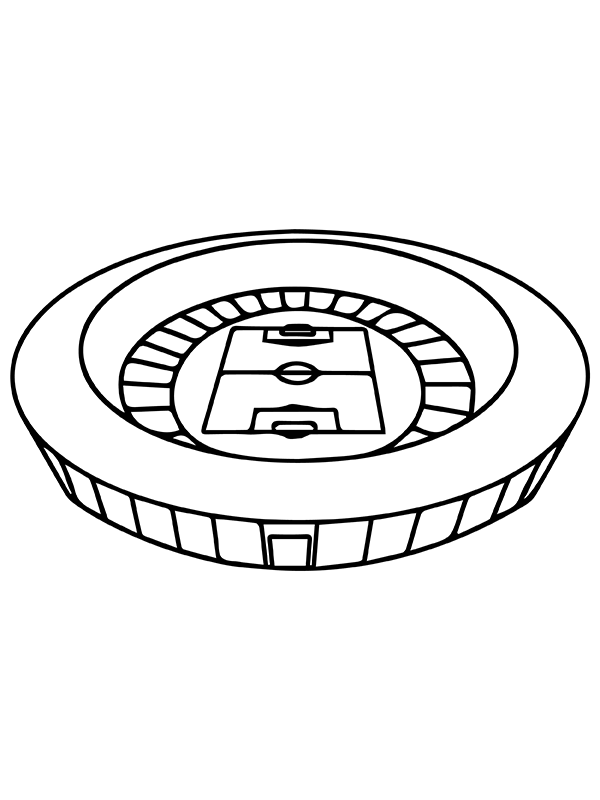 Small Football Stadium Coloring Page - Free Printable Coloring Pages ...