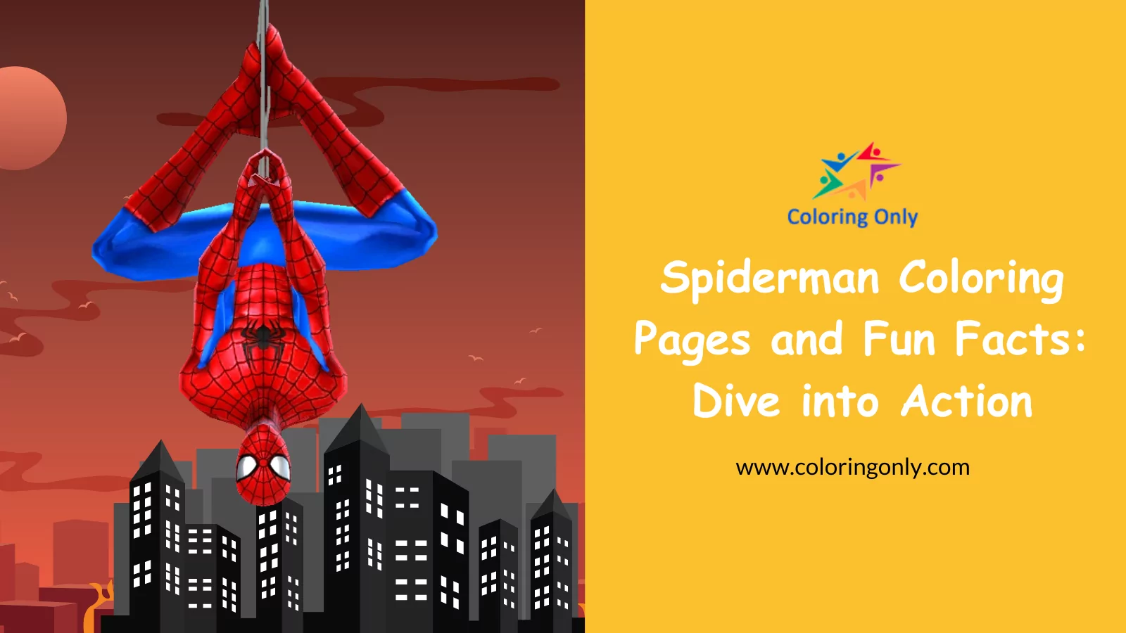 Spiderman Coloring Pages and Fun Facts Dive into Action Coloring Pages