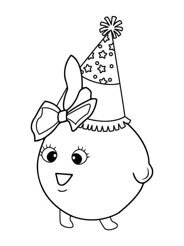 Sunny Bunnies Coloring Page