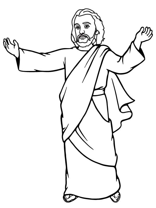 Bible Characters Coloring Page