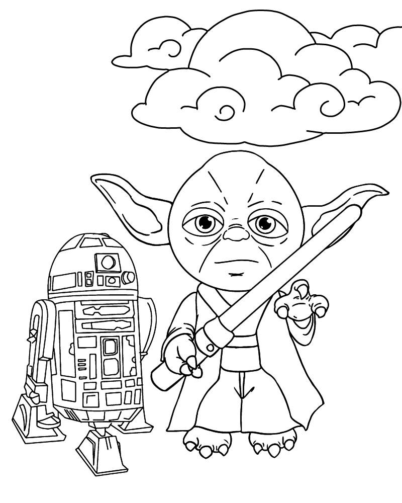 Star Wars: Young Jedi Adventures Coloring Page